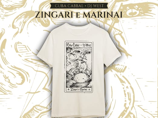 T-shirt Zingari e Marinai - Cuba Cabbal e Dj West