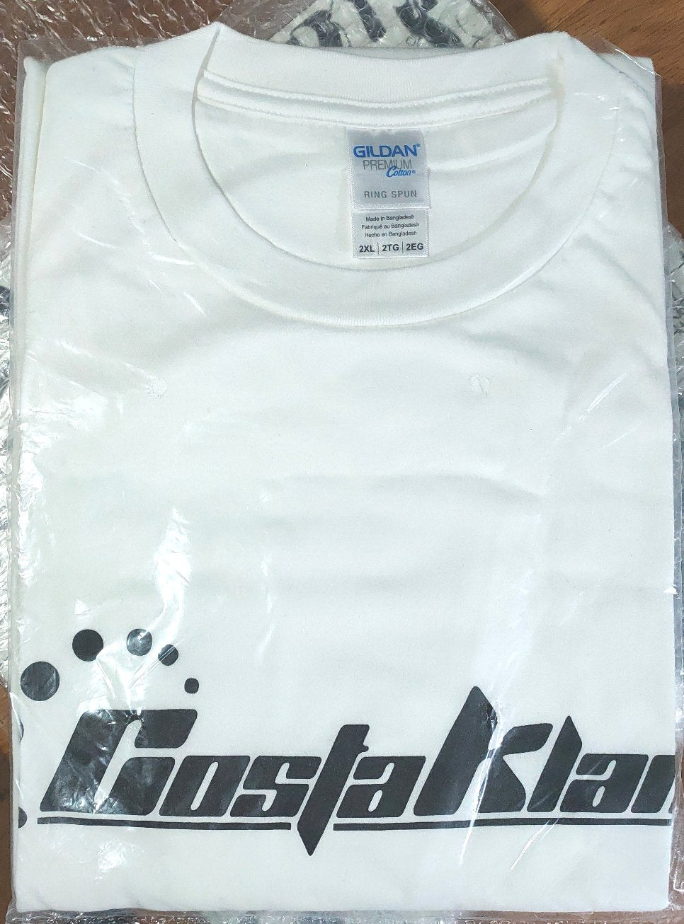 T-Shirt Costa Klan Logo Bianca taglia 2XL