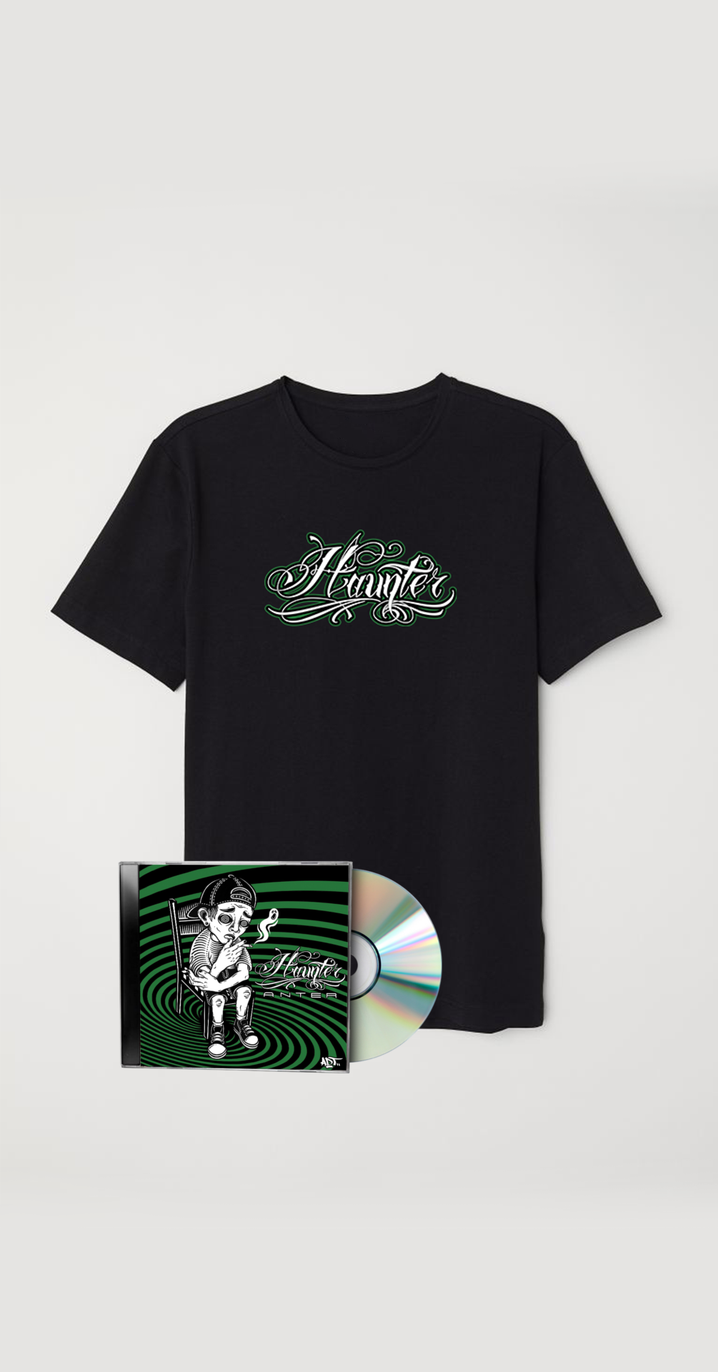 Bundle T-shirt + Cd 'Haunter ' Taglia S